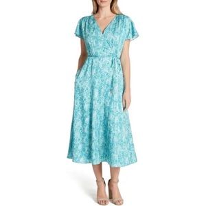 NWT Tahari faux wrap dress